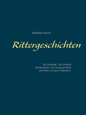 cover image of Rittergeschichten